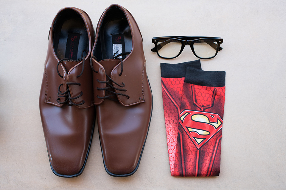 wonder-woman-meets-superman-mens-accessories-brown-shoes-re-socks-with-superman-embellishments-on-them-eye-glasses