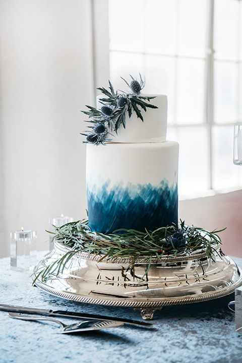 FD-Studios-cake-white-cake-with-ombre-blue-decorations