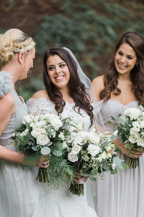 los-willows-wedding-bridesmaids-bride-in-a-tulle-ballgown-with-sleeves-bridesmaids-in-silver-dresses