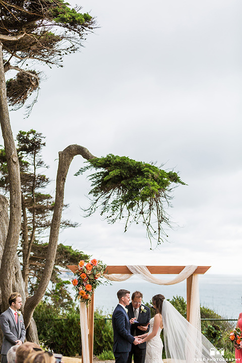 Martin Johnson House wedding ceremony in La Jolla