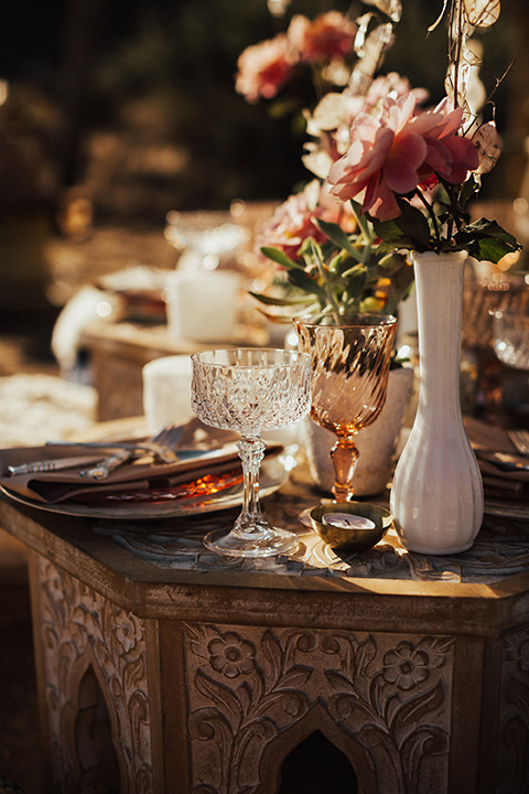 crystal wine glasses