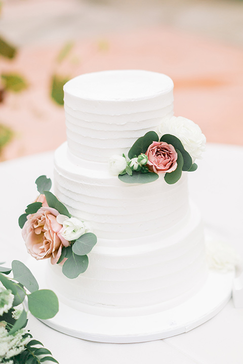 franciscan-gardens-wedding-cake-white-three-tiers-with-pink-floral-accents