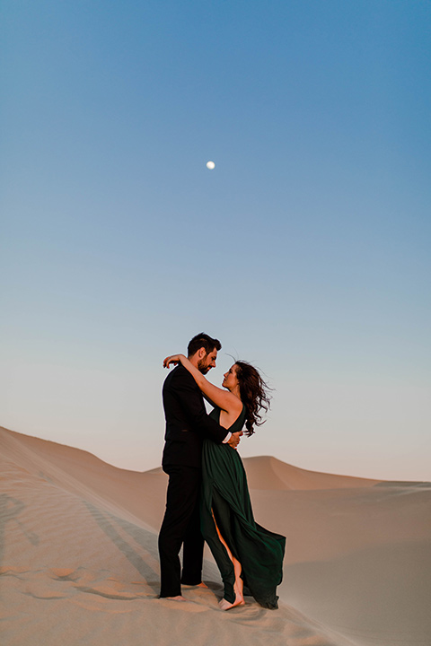 Glamis-Engagement-Shoot-bride-and-groom-face-to-face