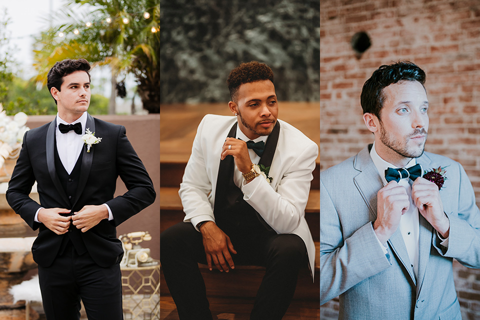 Art deco and great Gatsby inspired clothing for grooms