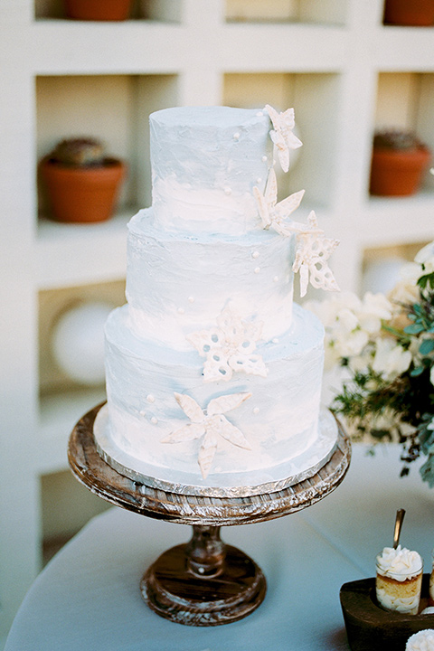 The-Inn-at-Laguna-Beach-cake-white-cake-with-white-flower-decor