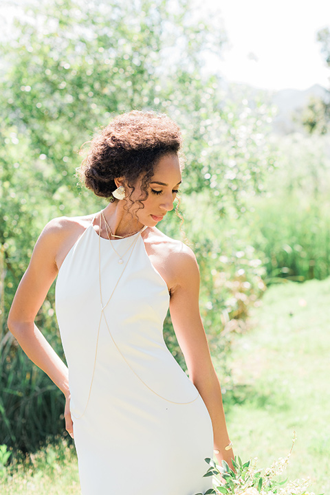 malibu-lodge-spring-wedding-shoot-close-up-of-couple-bride-in-a-high-neckline-dress