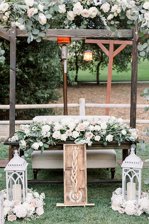 Temecula creek inn wedding sweetheart table