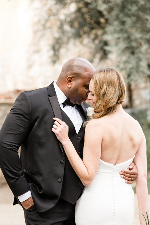 bride and groom in a close up wedding photo