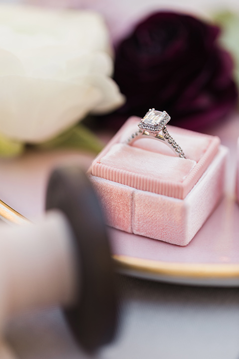 rancho-las-lomas-wedding-ring-with-a-blush-pink-box