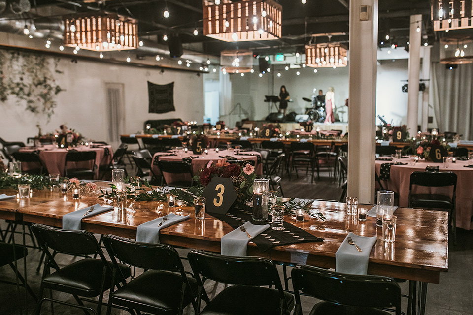 Moniker-Warehouse-Wedding-reception-set-up-with-long-tables