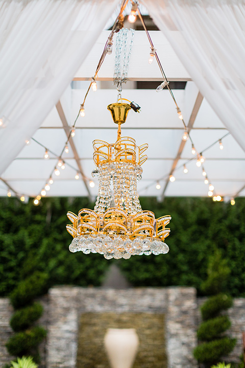 The Belmar Hotel Wedding chandelier
