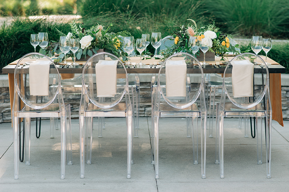  farm table boho wedding design