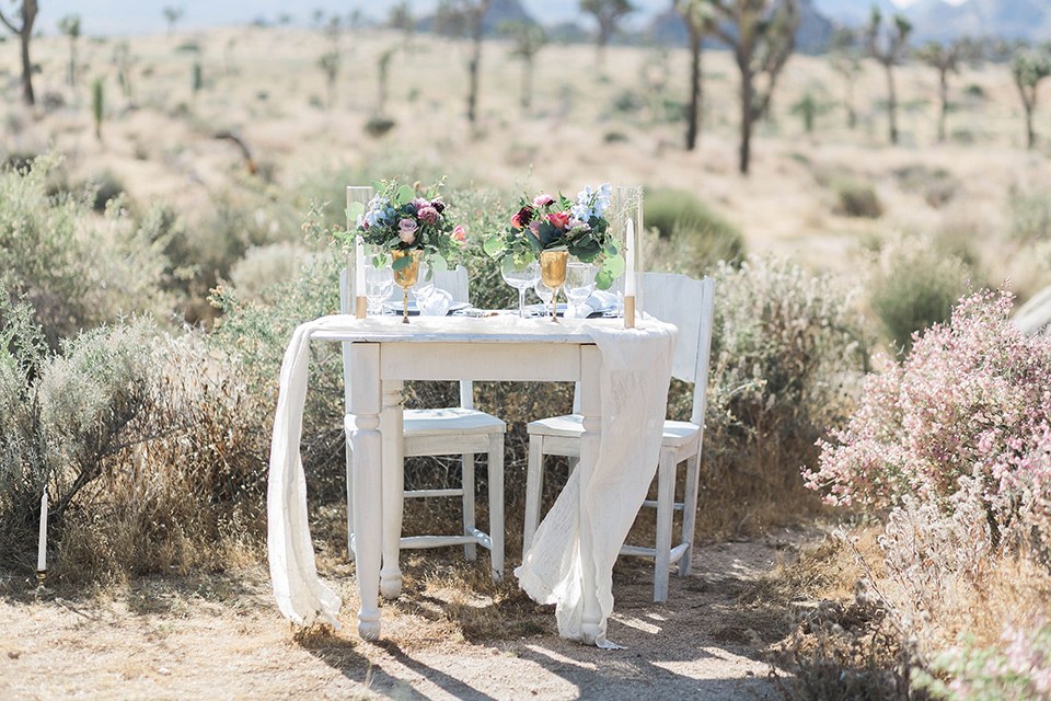  sweetheart table with bohemian touches and lace linens