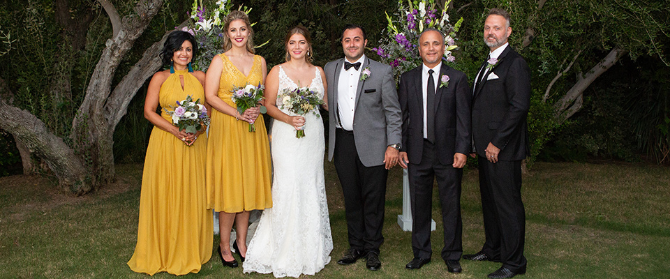 How to Coordinate Suits Tuxedos with Top Bridesmaids Color Trends