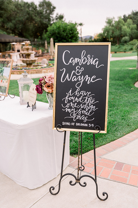  welcome sign to wedding 