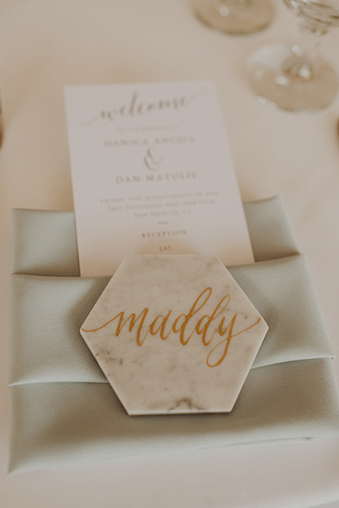  all white table linens with white flowers