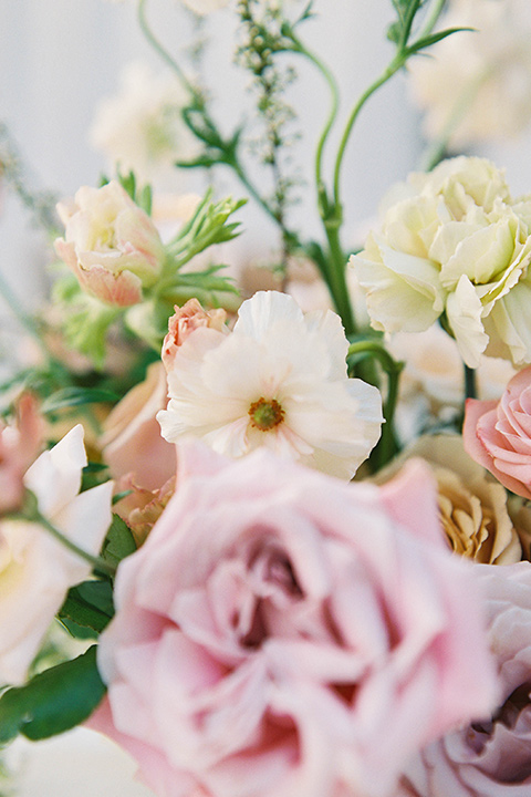  pink and soft yellow florals