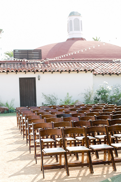  chairs at the ceremony 