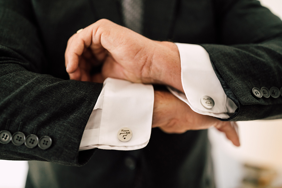 grooms custom cufflinks