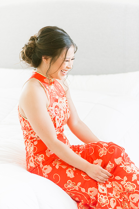  bride in a traditional cultural gown