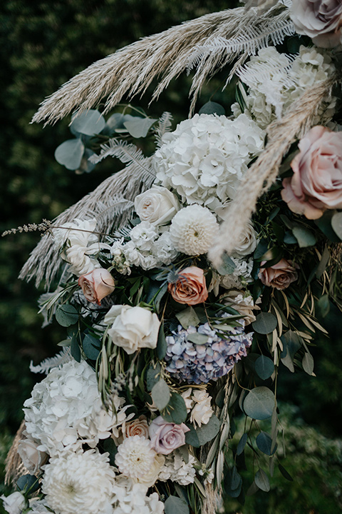 muted toned flowers and pink tones