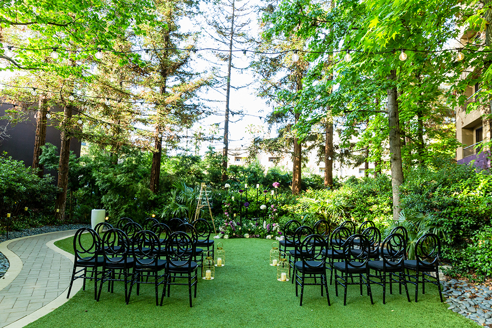 Moody Black Tie Wedding at a Modern Costa Mesa Venue Friar Tux