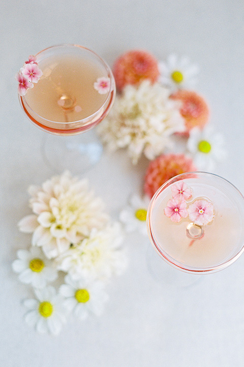  building 177 romantic coral wedding – cocktails