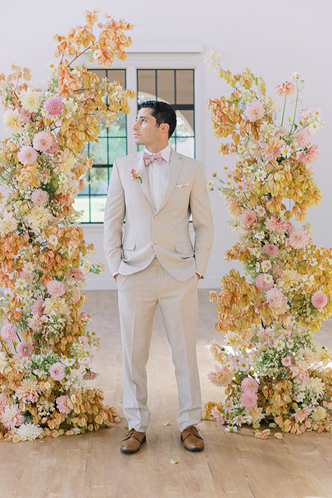  building 177 romantic coral wedding – groom