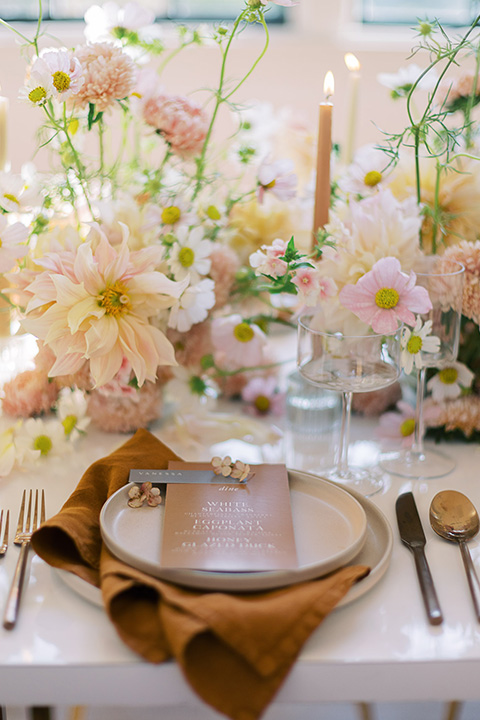  building 177 romantic coral wedding – flatware