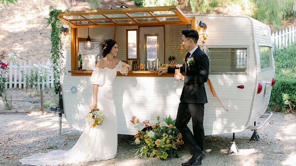  mobile bar cart  