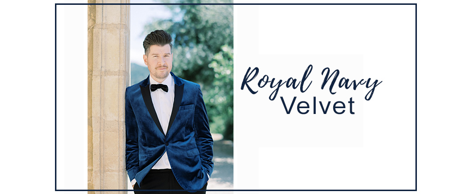  navy blue velvet tuxedo 