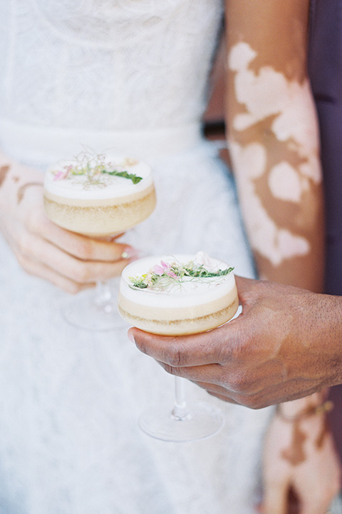  stunning chic pink and yellow wedding very french inspired, cocktails  