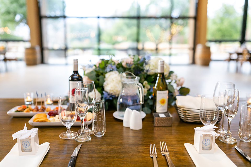  garden California floral wedding – table 