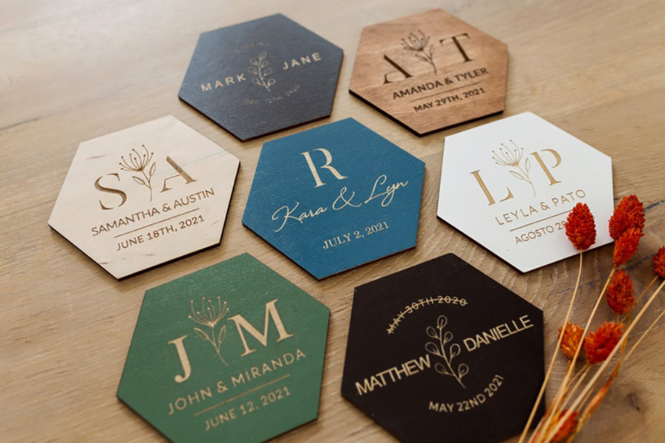  coasters for wedding favors