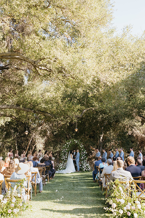  blush and blue wedding – ceremony