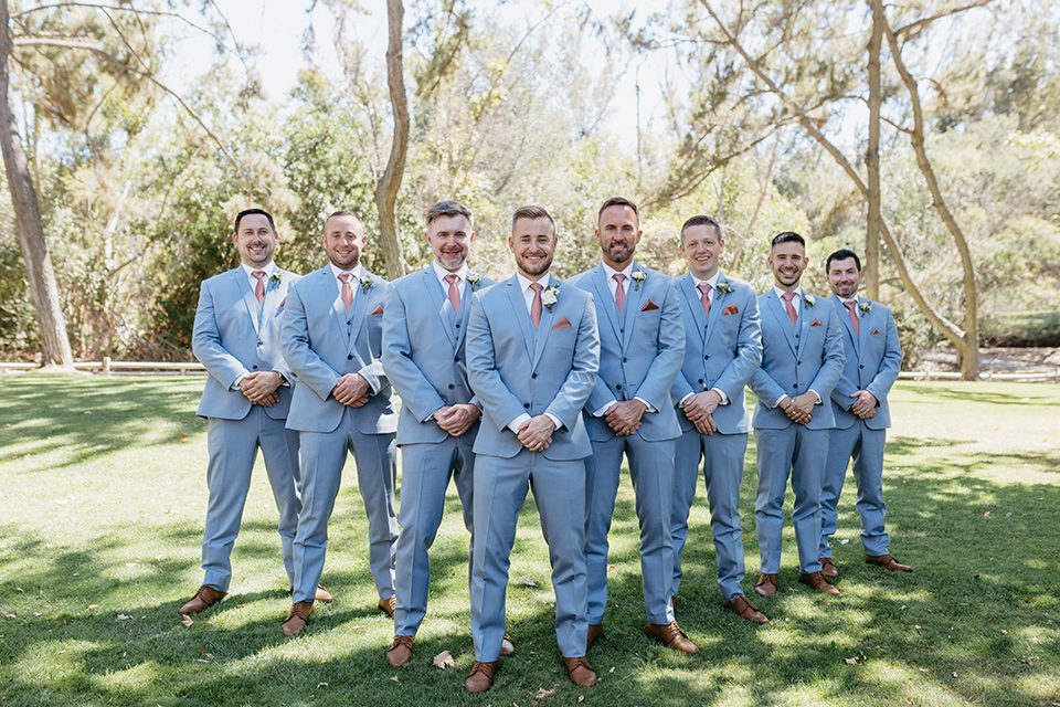  blush and blue wedding – groomsmen 