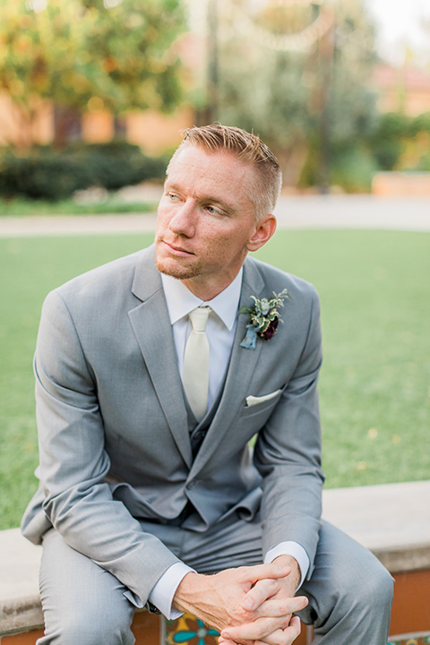  baseball inspired wedding with light blue and white details – ceremony 