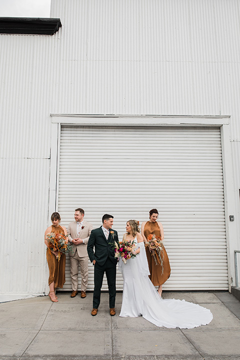  fall navy, green, and orange wedding – ceremony 