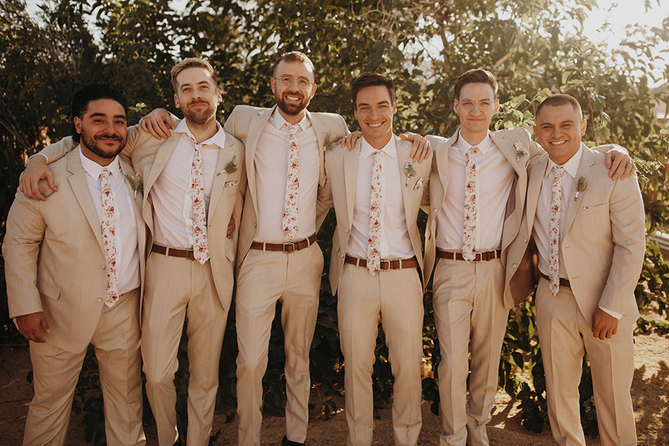  boho adventure elopement in Joshua tree, CA – groomsmen 