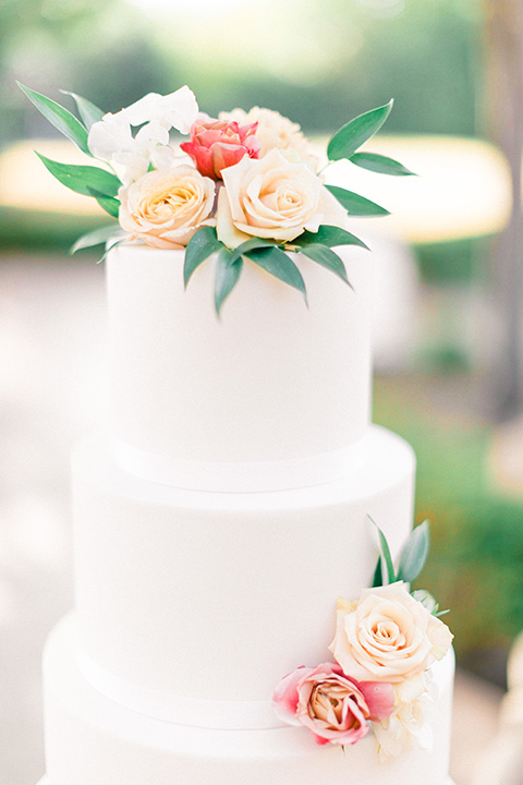  caramel mountain wedding with  black tie flare and the groom in a black velvet tuxedo – cake 