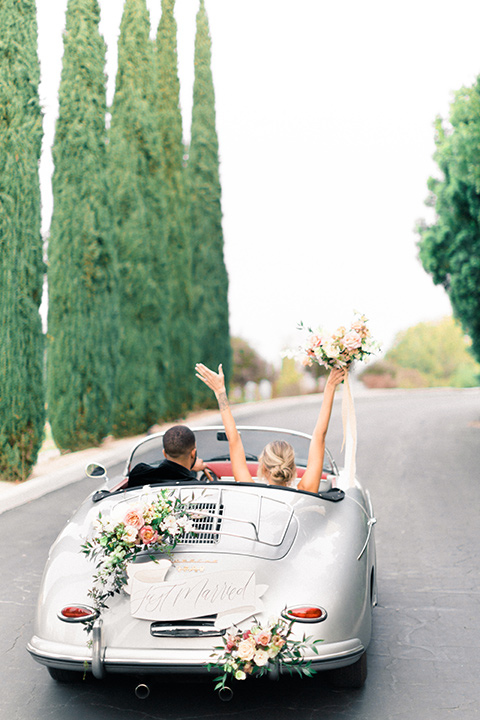  caramel mountain wedding with  black tie flare and the groom in a black velvet tuxedo – cake 