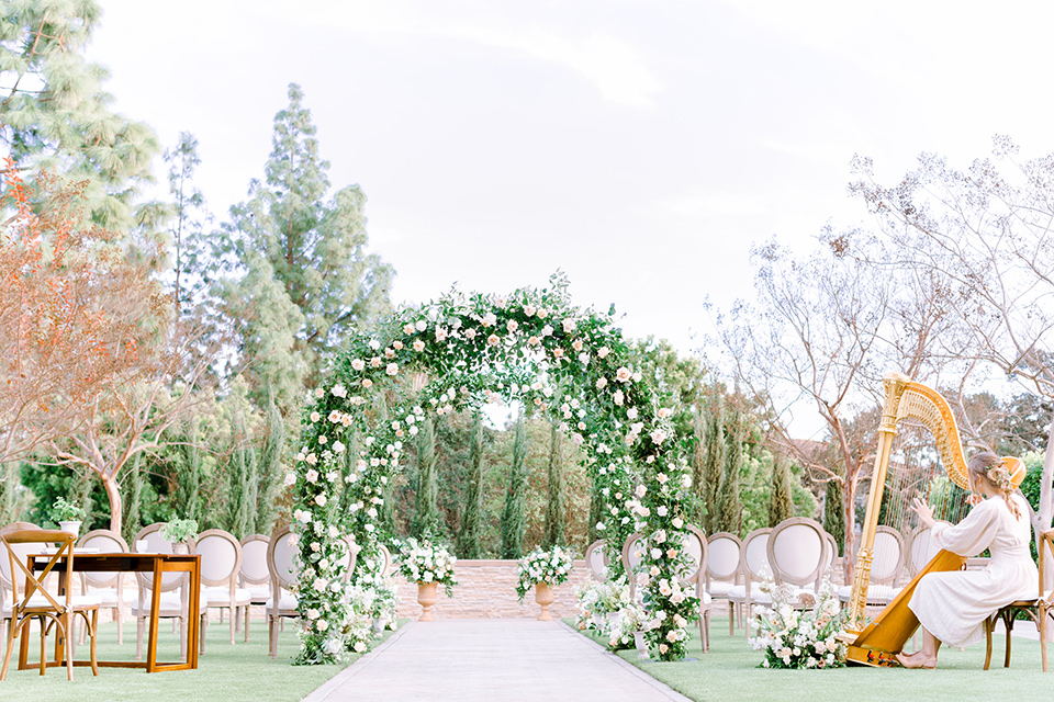  caramel mountain wedding with  black tie flare and the groom in a black velvet tuxedo – ceremony space