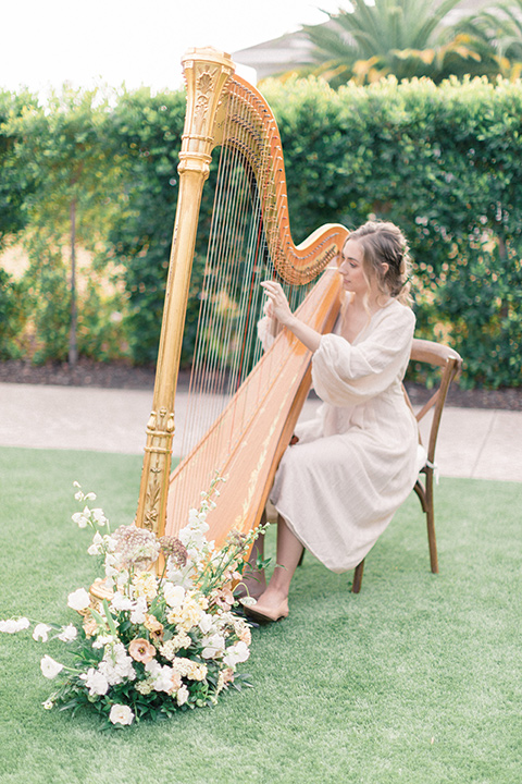  caramel mountain wedding with  black tie flare and the groom in a black velvet tuxedo – ceremony decor 