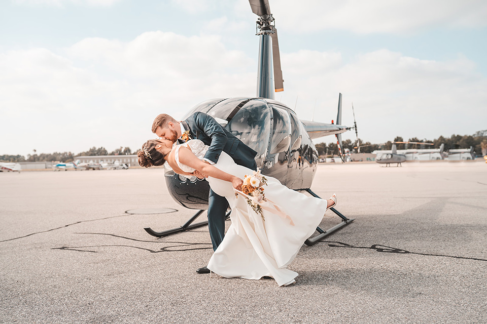  hangar 21 fullerton wedding with navy and bohemian style – helicopter 