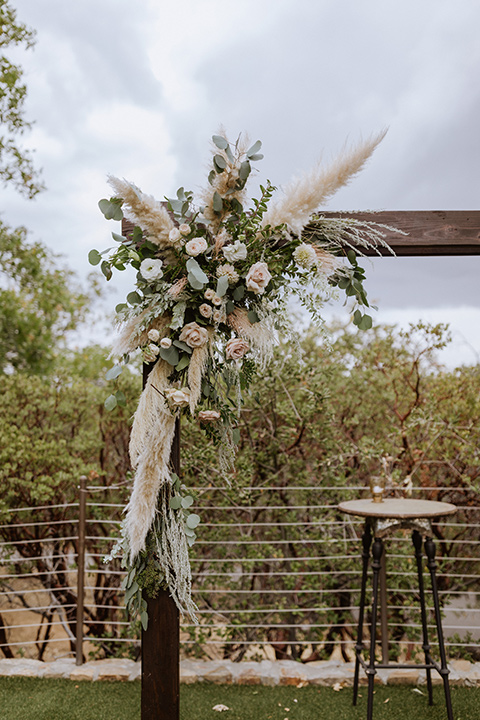  rustic wedding with café brown suits and mint bridesmaids dresses 