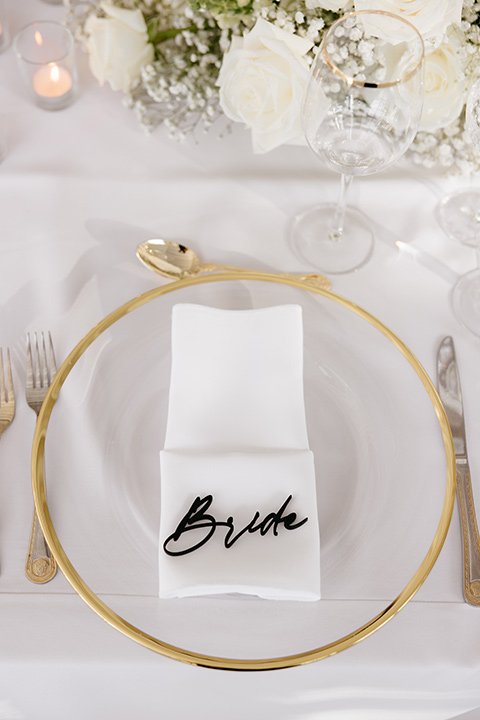  black and white wedding design with luxe details – flatware