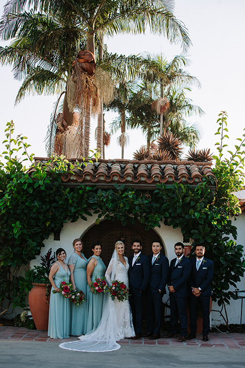  blue wedding with Spanish touches 