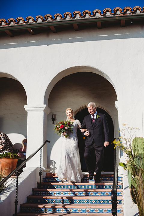  blue wedding with Spanish touches 