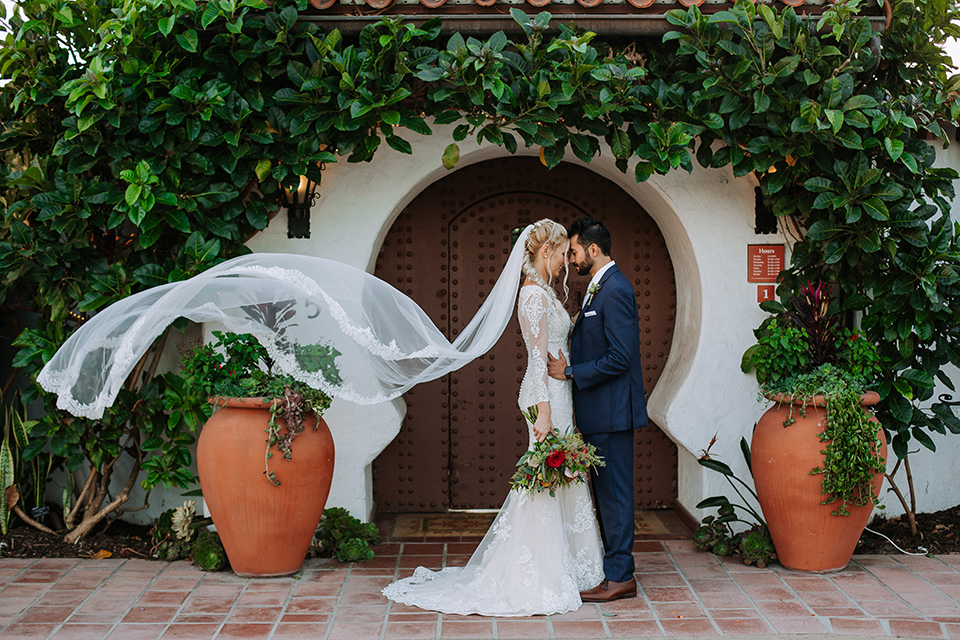  blue wedding with Spanish touches 