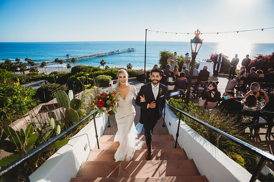  blue wedding with Spanish touches 